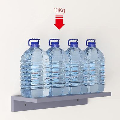 Διακοσμητικό τοίχωμα σετ από 2 πεύκη ξύλο πλωτά ράφια τοίχωμα τοποθετημένο για καθιστικό