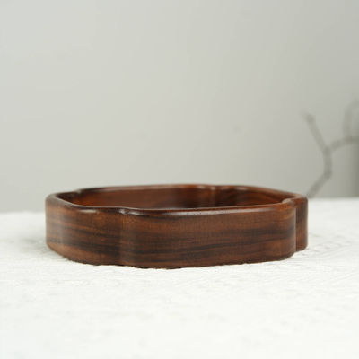 Προσαρμοσμένο κουτί καρυδιών κουτί σταφυλιών πιάτο σερβίρισμα δίσκο για Νότια Αμερική Walnut Burned εκτύπωση