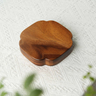 Προσαρμοσμένο κουτί καρυδιών κουτί σταφυλιών πιάτο σερβίρισμα δίσκο για Νότια Αμερική Walnut Burned εκτύπωση