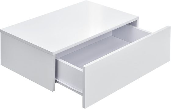 Εύκολη αποθήκευση διαδρόμου Σκηνοθετημένο ράφι από στερεό ξύλο με συρτάρι 46 x 30 x 15 cm