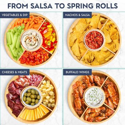 202407 Στρογγυλό δίσκο με κεραμικό μπολ για τη διατροφή από μπαμπού Δωρεάν ή επιστροφή δειγμάτων