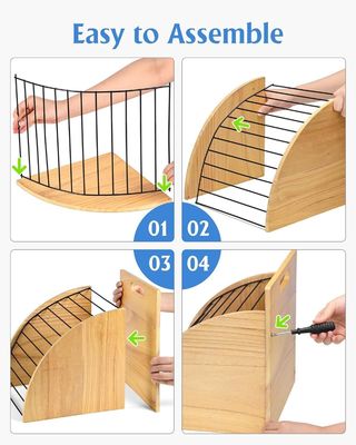 Πολυλειτουργικός οργανωτής ξύλινου χαρτοπετρώου για τάξη και γραφείο