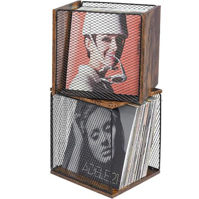 Βιομηχανικό ράφι για την αποθήκευση δίσκων Βινύλιο έπιπλα αποθήκευσης δίσκων με μοντέρνο σχεδιασμό