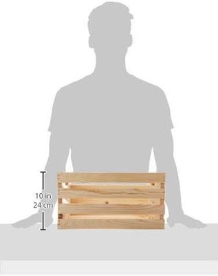 18 Lx12.5 Wx9.5 H Μεγάλο Ρουστικό Κράτος ξύλου Προσαρμοσμένο για το σπίτι σας Καφέ ή αίτημα