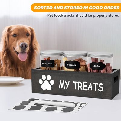 Λειτουργικό σχεδιασμό Αερόστεγος οργανωτής τροφής για κατοικίδια ζώα για εύκολη πρόσβαση και αποθήκευση 6.2*6.2*4.48