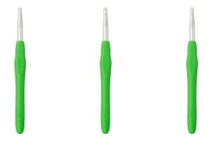 Μικρά μεγέθη Κροσέτα Κροκέτες για την κατασκευή πουλόβερ Πακέτο δώρο και πολύχρωμο νήμα δαντέλα