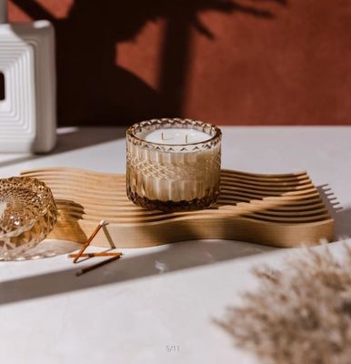 Διακοσμητικό δέντρο σφεντόνι με κυματιστή επιφάνεια για μοντέρνο Custom Boho στυλ