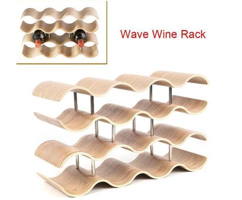 4 στρώματα Προσαρμοσμένο στερεό ξύλινο ράφι για εύκολη εγκατάσταση