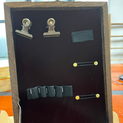 Προσαρμοσμένη παραγγελία Paulownia ξύλινο πολυλειτουργικό κουτί ζωγραφικής με αποθήκευση