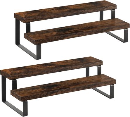 Οικιακό ξύλινο ράφι πλυντηρίου οργανωτής για ρουστική εμφάνιση