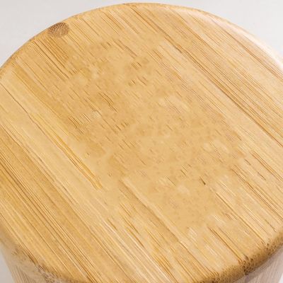 Πολυλειτουργικό κουτί αποθήκευσης αλατιού από μπαμπού με μαγνητικό καπάκι χειροποίητο χωρητικότητα 6 ουγγιών