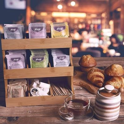 Άλλες Εργατικές Ειδήσεις Τριετής Βαμβούλης Τσαγιέρας Κουτί Αποθήκευσης Κρατά 180 σακούλες σε χρώμα πεύκου