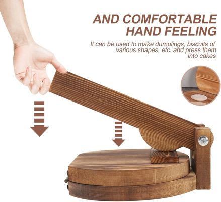 10 ίντσες Ακασία ξύλο Τόρτιλα Τύπο για σπιτική Μεξικάνικη Τόρτιλα εγγυημένη