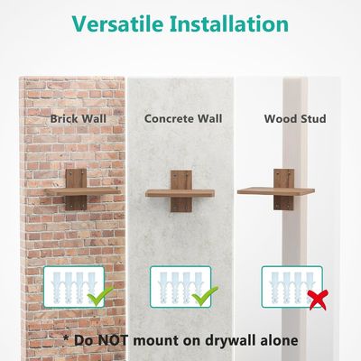 Προσαρμοσμένο σχήμα επιπλέων τηλεοπτικού ράφους για DVD παίχτες καλωδιακά κουτιά δρομολογητές κονσόλες παιχνιδιών