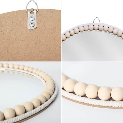 Ξενοδοχείο Σπίτι Διακόσμηση μπάνιου ξύλινα μαργαριτάρια Σπίτι διακοσμητικό τοίχωμα κρεμασμένο για το υπνοδωμάτιο βρεφονηπιακό