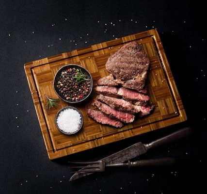 Αειφόρο σύνολο από 3 εξατομικευμένες πλακέτες κοπής μπαμπού με μεγάλες διαστάσεις