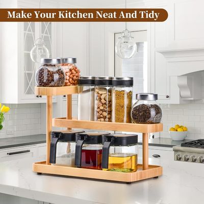 Home Organizer Πολυλειτουργικό ράφι αποθήκευσης για αρώματα καλλυντικά καρυκεύματα και πολλά άλλα