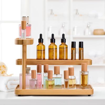 Home Organizer Πολυλειτουργικό ράφι αποθήκευσης για αρώματα καλλυντικά καρυκεύματα και πολλά άλλα