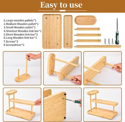 Home Organizer Πολυλειτουργικό ράφι αποθήκευσης για αρώματα καλλυντικά καρυκεύματα και πολλά άλλα
