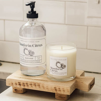 Μικρό ξύλινο δίσκο βάθρο στέκεται για διακοσμητικό ξύλινο Riser στην κουζίνα υποδοχή πιάτο σαπούνι