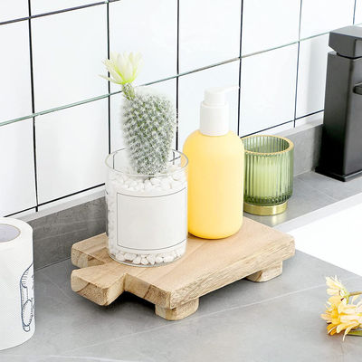 Φυτικό λάδι υλικό ξύλινο βάθρο στέκεται Δείκτη δίσκο Προσαρμοσμένο λογότυπο αποδεκτό