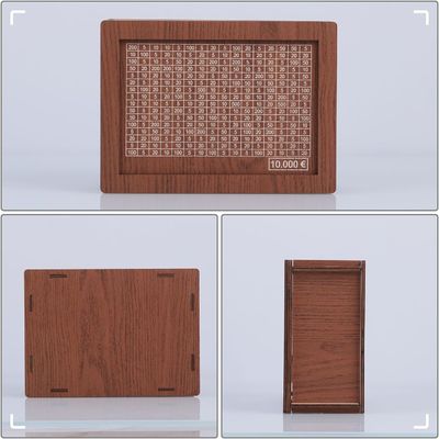 7.87 * 5.71 * 2.64 ίντσες ξύλινες τράπεζες χρημάτων για ενήλικες Προσαρμόσιμες και ανθεκτικές