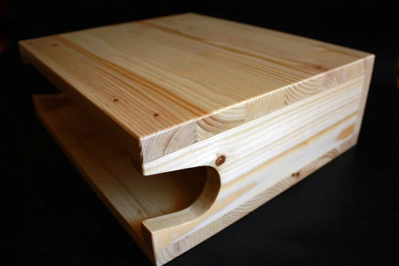 Ξύλινο ποδήλατο τοίχος Mount Hanger με εξατομικευμένο λογότυπο Bike Holder Stand και ράφι