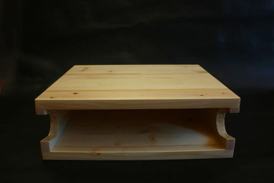 Ξύλινο ποδήλατο τοίχος Mount Hanger με εξατομικευμένο λογότυπο Bike Holder Stand και ράφι