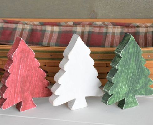 Προσαρμοσμένο λογότυπο όπως το επιθυμείτε Ρουστικό ξύλινο χριστουγεννιάτικο δέντρο Πρωτόγονο δέντρο