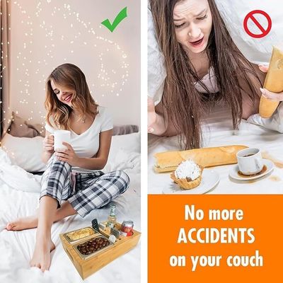 Πακέτο δώρου Αποσυναρμολογήσιμο κάλυμμα Κύπελλο και κάλυμμα ποτού με δίσκο για σνακ για το κέντρο του καναπέ