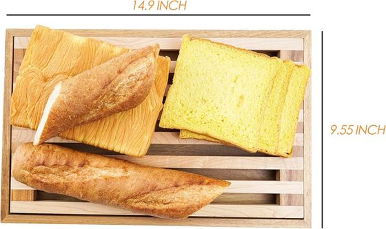 12.6"x12.6"x1.96" Χρωματιστές μπλοκ ξύλου Πινακίδιο για την κουζίνα