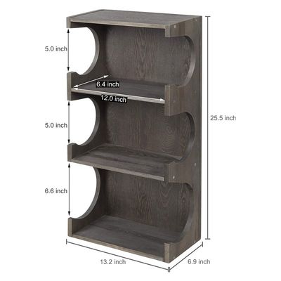 Τείχος τοποθετημένο 3 επίπεδα Foam Roller Yoga Mat κρεμασμένο ράφι με επάνω ράφι οθόνης έπιπλα για σπίτι