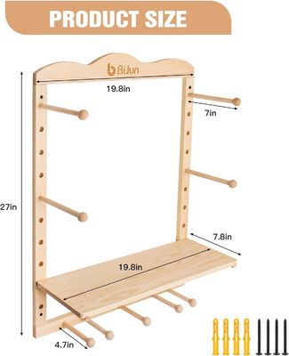 Κουζίνα Αποθήκευση Rack Yoga Mat Κρατητής τοίχος Mount για Custom Size Οργάνωση γυμναστήριο