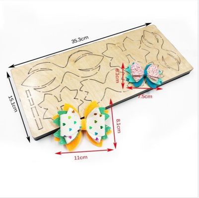 Προσαρμοσμένο ξύλο χειροτεχνία μούχλα τόξο ξύλινο κόψιμο πετσέτες για φυσικό ή προσαρμοσμένο χρώμα