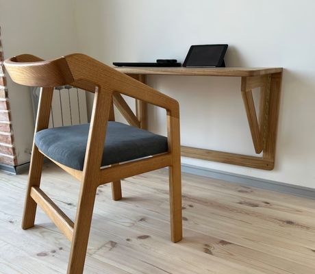 202407 Δίπλωμα τοίχου βελανιδιάς Δίπλωμα εργασίας αναδιπλούμενο για το σπίτι Γραφείο Κτίριο εκτύπωσης Καμένο