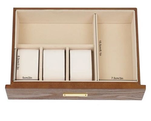 3 βαθμίδες χειροποίητη Κρυστάλλινη κλειδαριά Κοσμήματα οργανωτής Κουτί για σκουλαρίκια δαχτυλίδια περιδέραιο ρολόι