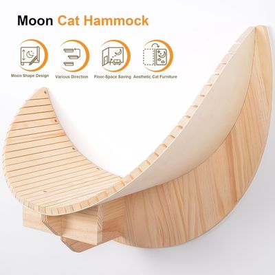 Κύριο υλικό Πυροξείδιο ξύλινο φεγγαρόφυλλο για γάτες Πλατεία και άγκυρες Γάτες Πλατείες για τοίχους Έπιπλα