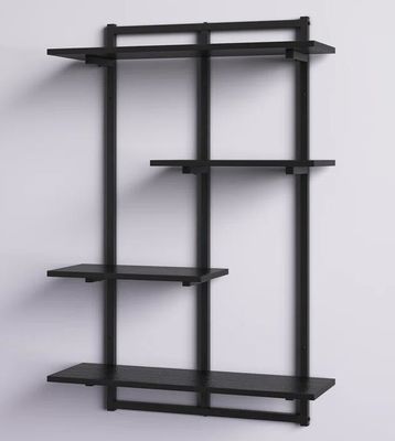 Προσαρμοσμένο λογότυπο μεταλλικό πλαίσιο πλωτό ράφι για αποθήκευση και προβολή συσκευών κουζίνας