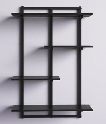 Προσαρμοσμένο λογότυπο μεταλλικό πλαίσιο πλωτό ράφι για αποθήκευση και προβολή συσκευών κουζίνας