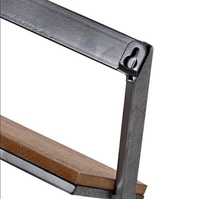 Προσαρμοσμένο λογότυπο Οικιακή διακόσμηση Σετ από 3 μαύρα/φυσικά ξύλινα συρτάρια