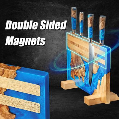 Τετράγωνο οικολογικά φιλικό μπαμπού μαγνητική λωρίδα μαχαίρι για την οργάνωση της κουζίνας