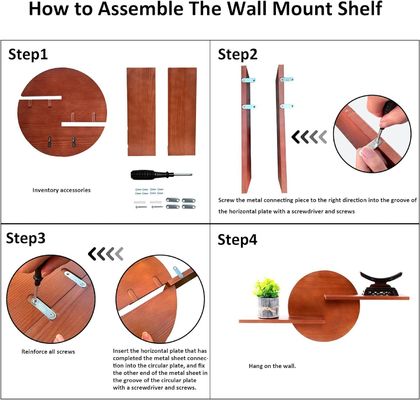 Μη αναδιπλώσιμες ράβδοι Στρογγυλή διακοσμητική οθόνη Τείχος Εγκατάσταση Ρίχτρα Κρεμάστρα Ρίχτρα Μεγάλη ποσότητα