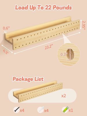 Φυσικό ξύλο DIY τοίχωμα βιβλιοθήκη σύγχρονη τοίχωμα τοποθετημένα ράφια OEM βιβλιοθήκη