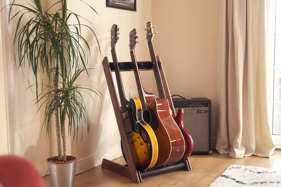 Προσαρμόσιμη 3 Way Guitar Display Rack και Κρατητής για καύση ή ως το αίτημά σας