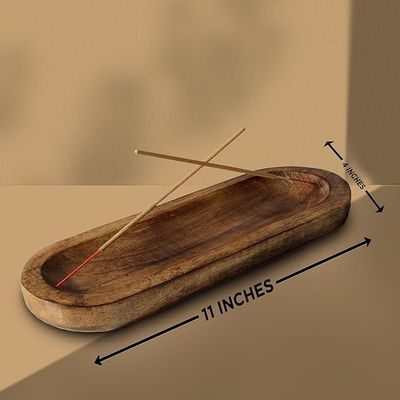 Εργαλεία δώρου ξύλινο καφέ καυστήρα θυμίαμα Stick Holder Τραπέζι για διακόσμηση δωματίου αρώματος