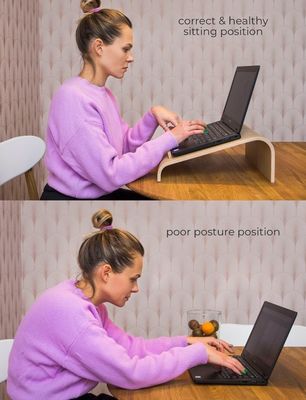 Λογισμικό ξύλινο υποστήριγμα φορητού υπολογιστή εξοικονόμηση χώρου ψύξη εξαερισμός υπολογιστής επιτραπέζιος ανυψωτής