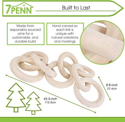 Μεγάλο διακοσμητικό πεύκο για εσωτερικούς και εξωτερικούς χώρους 8 αλυσίδα σύνδεσης για ράφια Τεχνική εξατομίκευσης