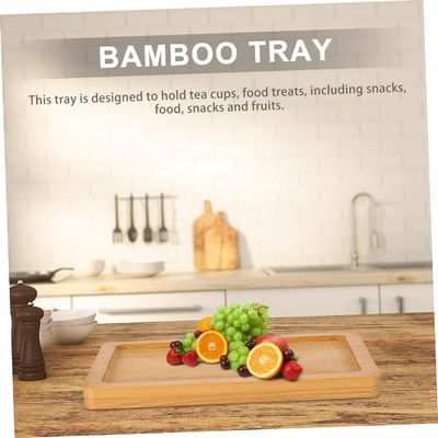 Διακόσμηση σαλόνι Custom 4pcs ξύλινα παλέτα δίσκοι για τα τρόφιμα σερβίρουν και τοποθετούν δίσκους