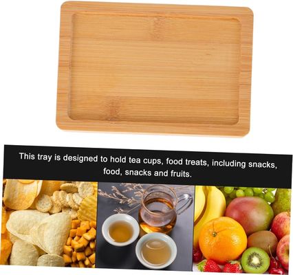 Διακόσμηση σαλόνι Custom 4pcs ξύλινα παλέτα δίσκοι για τα τρόφιμα σερβίρουν και τοποθετούν δίσκους