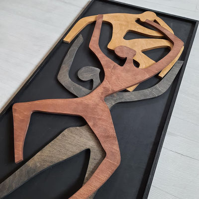 Υπηρεσιακή διακόσμηση Αναβάθμιση Ξύλινο τοίχο κρεμασμένο δωρεά ενυδάτωσης ανθρώπινο ξύλο κάθετη τοιχογραφία